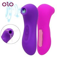 Olo -Klitoris -Saugbibrator vibrierender Brustwarzen -Sauger Zunge Blowjob Oral Licking Clitoris Vagina Stimulator Sexspielzeug für Frauen Y20061274x