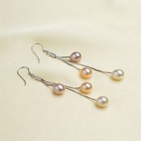 Fashion Stud pearl set wholesale freshwater pendant ear hook...