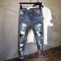 Compre al por mayor Jeans Rotos Para Hombre de bajo precio \u0026 de calidad con  envío gratuito | Es.DHgate