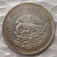 Необукачественные 1947 или 1948 г. Мексика 5 песо серебро зарубежные монеты Высококачественные латунные ремесленные украшения