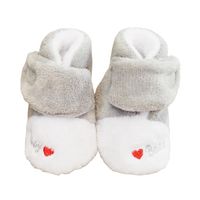 Botas infantis neve de neve de neve meninos meninas sapatos de lã macia solteira lã First Walker Cosca Fluffy pré-Walker 0-18m
