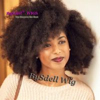 Grade 8A Afro Kinky Curly Full Lace Wigs Lace Front Wigs Baby Hair 100% Brazilian Unprocessed Virgin Human Hair Wig For Black Wome222h
