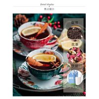 Hueso de cerámica China Luz europea de lujo de lujo de café y platillo conjunto taza de té de flor retro taza de flor