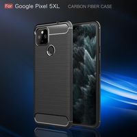 Ultra Slim Thin Carbon Fiber Soft TPU Case For Google Pixel 5 XL 4A 3A XL 3 4 XL 2XL Pixel218O