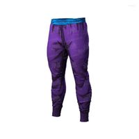 Pantalon pour hommes caricatures violet 3D Impression de pantalons décontractés 2022 Running Fitness Sports Compression Leggings Derying