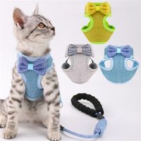 Dog Collars & Leashes Pet Harness And Leash Set Adjustable S...