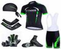 Xtiger Summer Big Cycling Set Flour Green Pro Cycling Bike Clothing Quickdry Racing Bicycle Older