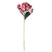 Fleurs décoratives couronnes artificielles Hortensia Branche à la maison décor de mariage Autum en plastique de soie fleur de haute qualité de haute qualité décoratio de salle de fête