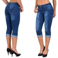 Женские джинсы Fashion Blue Plus Size Mom для женщин 2022 высокая джинсовая джинсовая джинсовая тренажа для карандашных брюк Женская тощая мытье парня