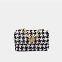 Evening Bags Houndstooth Chain Flap Shoulder Bags for Women ...