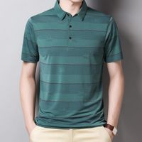 Polos maschile Summer's Shor Short Short Ice Silk T-shirt sciolto Casual Outdoor Daily Shirtmen's's