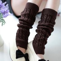 Calzini calze coreane cover per piede a maglia da donna in autunno e stivali in lana ammucchiati invernali di gambe hosierysocks