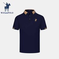 Мужские Polos Emperor Summer Polo Men's Polo Business Casual с коротким рубашкой с коротким рукавом воротнич