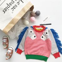 2018 весна осенняя детская конфеты Candy Conse Corse Horse Swaters одежда для мальчика для мальчика для девочек одежда для рождества enfant garcon1846