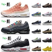 2022 Fashion Women Mens Airmx Max 95 95s Cushion Running Shoes With Socks Airsmax Sneakers Greedy Iron Grey Dark Army Hot Pink Triple black White Multi Amax Trainers