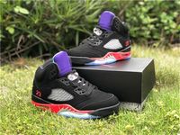 Brand Shoes Best Quality 5 Top 3 Basketball 30th Anniversary Purple Black Grape Ice Emerald Sports Sneakers