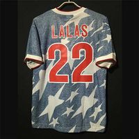Retro USA 1994 Soccer Jerseys Lalas Reyna Vintage United States Football Camiseta Classic Shirt Kit Tops227t