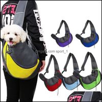 Suministros de transportista de perros Pet Home Garden Bag Shoder Bag Front Confort Travels Tote PE Single PE Dhysr