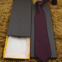 Men's Letter Tie Silk Necktie Pattern printing Jacquard Party Wedding Woven Fashion Design with box L889212D