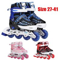 Inline & Roller Skates Professional Adult Kids Boys Girls Skating Shoes Slalom Sliding Sneakers Rollers Patins258S