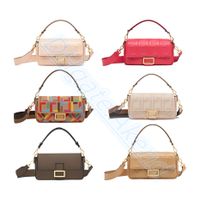 Bolsos de hombro de cuero genuino de lujo Baguette Pochette Nylon Handbags Cl￡sico Dise￱ador Dise￱ador Dise￱ador Billetera Fashion Fashion Fashion Bol￩s bolsos