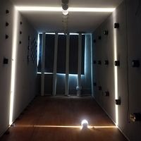 Fensterleuchte RGB LED -Treppe Tunnel DMX512 Dekoration Lampe Wandmontage Nachtlampe Outdoor Hotels Korridore Haus