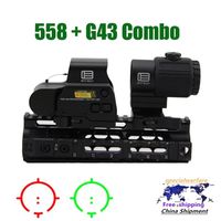 Tactical 558 Red & Green Dot Scope and G43 3X Magnifier Comb...