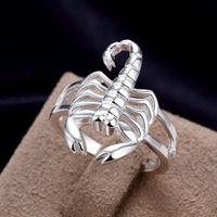 Cluster Rings Beautiful Ring Fashion Scorpion Color Silver N...
