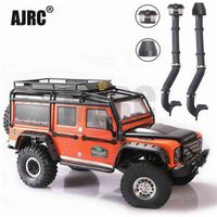 AJRC Remote control <strong>car parts</strong> For D90 D110 Defender Traxxas TRX-4 Simulated Snorkel Air Intake Clamp Set Accessories Wading TRX4 AA220326