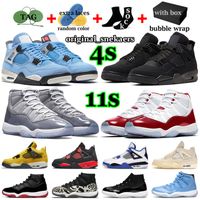 OG Nike Air Jordan 4 Shoes Hommes Chaussures De Basketball 4s Chat Noir Blanc Oreo Cool Gris 11 Concord 11s Playoffs 12s 13s Hommes Femmes Baskets Sports De Plein Air Entraîneurs