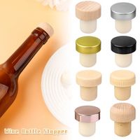 Wine Stopper Champagne Rubber Bottle Cap Cover Kitchen Bar Supplies T-shape Bottle Sealing Plug Bar Tool Beer Soda Cork B062708