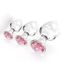 Smooth Galss Anal Plug Women sexy Toys Butt Glass Adult For ...
