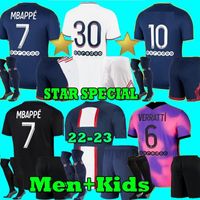 Kids PSG Paris saint germain kits 20 21 Soccer Jersey 2020 2021 Mbappé ICARDI Neymar camisa JR homens crianças conjuntos de uniformes maillot de hommes Paris pé