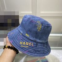 2022 Женский многоцветный обратимый обратимый холст ковш шляпа модные дизайнеры колпачки шляпы мужчины летние приступны рыбака пляж боннета солнцем кабекет
