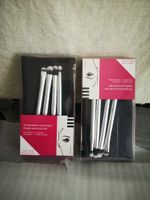 Smoky Eye Makeup Pinsel Set 4 Eyes Pinsel + 1 Kosmetik-Reißverschluss Bag Creme Lidschatten Pulver Mischung Make-up-Bürsten-Kit Synthetische Faser-Eyed Beauty Collection-Tool