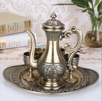 Hip Flasks Ancient style wine jug household white cup spirits ancient set goblet Chinese m 1 pot 4 cups