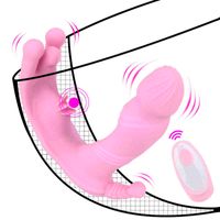 7 Mod Isıtma Giyilebilir Vibratör G Spot Masaj Klitoral Stimülatör Yapay penis Titreşimli Külot Erotik Seks Oyuncakları Kadınlar İçin L220711
