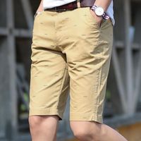 Herren Shorts Sommer Männer Qualität Baumwolle Kurze Hosen Fishbone Druck Countral Bermuda Masculina Plus Größe 28-40