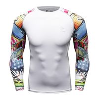 Men s Rashguard Jerseys de boxe personalizado Muay Thai camise