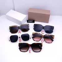 Designer Sonnenbrille für Frauen Brille Männer und Sonnenbrille 5 Farbeinkaufsbrillen 6967 mit Kiste