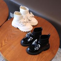 Athletic & Outdoor Girls Casual Leather Shoes Kids Sock Boot...