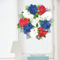 Flores decorativas coronas coronas de coronas decoración del hogar para el hogar para indoordecoración al aire libre