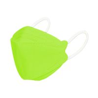 Disposable KN95 mask adult fish mouth type willow leaf type 3D three-dimensional four-layer 10 pieces bag in stock masks