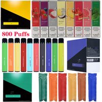 80+ Aromen Einweg-Gerät Pods E-Zigaretten Vape 800 Puffs Starter Kit 550mAh Vapes Stift 3,2ml Carts-Verdampfer mit Sicherheitscode leer