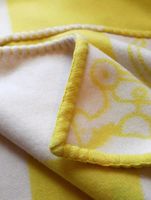 Верхняя переплетение желтая буква детское одеяло h с пакетом с пылью 90%шерстяной диван -диван Большой размер