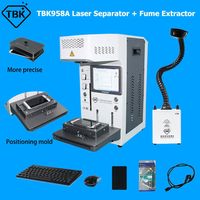 TBK958A Lasermarkierungsmaschine Vollautomatischer Fokus für iPhone 11 x XR Rückenabdeckung Trennzeichen Abbau Logo Carve2855