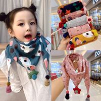 Lenços de lenços de crianças lenço de outono inverno baby baby meninas meninos coreanos coreanos triangle saliva escarfscarves