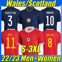 3XL Wales Soccer Jerseys Schotland 2022 2023 McGinn Home Bale James Wilson 21/22/23 Ramsey Allen Vokes Moore T.Roberts Robertson Maillot de Football Shirts Mannen Vrouwen