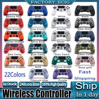 46 Colors In Stock Wireless Bluetooth Game Controller for PS4 Vibration Joystick Gamepad Game Controller for PS4 Play Station With Retail Box In Stock Wholesale