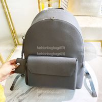 2022 Satchels da Escola de Luxuris com etiqueta Tag Fashion Aerogramas Backpack Back Grey Grey Designer Mens Laptop M59325 M57079